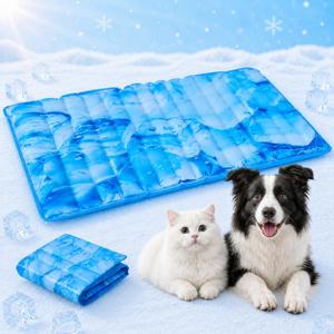Dog Cooling Mat 2.0, Double-Sided Non-Slip Pet Cooling Pad, Washable and Durable, Indoor & Outdoor Summer Cooling Mat for All Pets, Keep Dogs and Cats Cool and Comfortable (47.5" x 29.5")