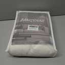 Heavy Duty Pinch Pleated Linen Curtains 96 Inches Long Semi Sheer for Living Room Light Filtering Back Tab Neutral Farmhouse 2 Panel Set 96 Inch Drapes for Bedroom Window (Natural)