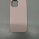 AOTESIER Compatible with iPhone 12 Phone Case and iPhone 12 Pro Case 6.1 inch,Silky Touch Premium Soft Liquid Silicone Rubber Anti-Fingerprint Full-Body Protective Flexible Bumper Case (Chalk Pink)