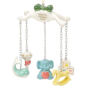 WANCHIY Babys First Christmas Ornament 2025 Girl  My First Christmas Ornament Keepsake for Baby Boy or Girl, Babys 1st Christmas Tree Decoration Gift