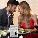 10 Year Wedding Anniversary Card Gifts - Happy 10th Anniversary Romantic Gifts for Him Her - Ten Year Wedding Wallet Card Presents for Husband Men