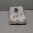 MIULEE Birch Pinch Pleated 100% Blackout Linen Curtains for Bedroom, Room Darkening Memory Trained Light Blocking Window Curtains 84 inches Long for Living Room, Black Out Pleat Drapes, 2 Panels