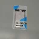 NITITOP Compatible with iPhone 13 Pro Max Case Cute Glossy Mirror Love Heart Pattern for Women Girls Pink Frame Design Shockproof Silver Protective Phone Cover - Pink Heart