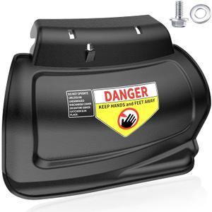 987-02516A Hinged Mulching Plug Assembly Compatible With Troy Bilt, Cub Cadet, Yard Machines Models Replacement Hinged Mulching Plug TB110 TB130 TB230 987-02516 687-0251 - With Screw & Screw Washers