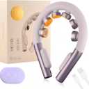 AETHEREVE Neck Massager with Heat, Intelligent Neck Massager for Pain Relief Deep Tissue, Deep Tissue Relaxation Tool with 10 Modes & 15 Levels, Ideal Gift for Women & Men, 1 Count (Pack of 1)