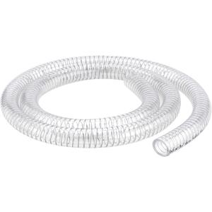 1/2"id-10ft PVC Reinforced Tubing Steel Wire Suction Flexible Hose Vinyl Tubing Heavy Duty PVC Vacuum Hose Drain Fuel Oil Gas Water for Marine Bilge Pump Pond Spa