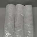 3 Rolls White Poly Burlap Deco Mesh Ribbon for Wreath Crafts, 10 Inch x 30FT Per Roll Decorative Mesh Ribbon Wrapping Ribbon Rolls for Christmas Tree Wreath Decoration DIY Crafts Making