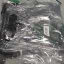 Clear Tote Bag Stadium Approved 12x6x12, Thickened Heavy Duty PVC Transparent Tote Bag Water Resistant (Black)