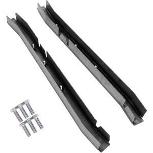 ECOTRIC Center Skid Plate Frame Rust Repair Compatible with 1997-2002 Jeep Wrangler TJ (1 Pair of Rear Trail Arm Skid Plates)