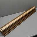 LazBlinds Cordless Bamboo Roman Shades, 34.5x64, Highfield Teak