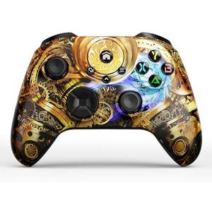 Dinosoo Wireless Controller for Xbox Series X|S, Xbox One & PC, Bluetooth, 4 Vibration Motors, TURBO, Macro, 3.5mm Headphone Jack Steampunk - Upgrading with a PC before connecting to X-box