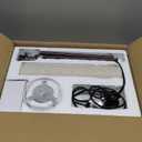 EDISHINE LED Floor Lamp for Living Room, 63.7in Modern Standing Lamp with 9W LED Bulb, 3 Color Temperature, Minimalist Floor Lamp for Bedroom, Office, Nursery, Foot Pedal Switch, Brown