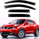 KPY Rain Guards Fit for 2011-2017 Nissan Juke, Out-Channel Window Visors Vent Wind Deflectors 4PC, Car Accessories for 11-17 Juke