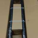 Black Curtain Rods for Windows 72 to 144 Inch 1" Diameter Heavy Duty Metal Adjustable Extra Long Blackout Traverse Window Treatment Rods with Decorative Finials Doorway Living Room Bedroom Kitchen