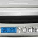 Cuisinart 6-in-1 Elite Griddler, Electric Grill, Griddle & Top Melt, 500F Temperature Sear Function, LCD Screen, Dishwasher-Safe Cooking Plates, GR-300NAS, Stainless Steel