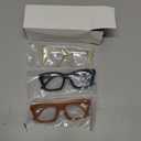 Readers for Women Fashion Style Square Reading Glasses with Spring Hinge Blue Light Blocking for Men Ladies