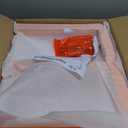 YYR Wood Organizer and Lumber Storage Rack Wall Mount, Heavy Duty Metal Shelf with 6-Level Holds Up 1200 LBS, Indoor & Outdoor Use - Orange