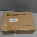 Garden Hose 25 ft Water Hose Flexible Heavy Duty Outdoor Lightweight No Kink Long Non-Expandable High Pressure Flat Hoses Pipe 100 Strong 3/4 Brass Fitting for Outside Yard Lawn Car Wash
