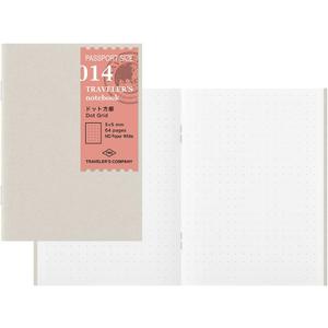 DESIGNPHIL Travelers Company 14405006 Traveler's Notebook Refill, Dot Squared, 3-Pack, Passport Size