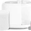 Canopy Large Room Humidifier, White, Large Room Humidifier, Large Living Space, 36HR Run Time, 5.5L Tank - Includes Canopy Humidifier Plus, Diffusion Well, Unwind Aroma, Filter, Power Cord & Adapter