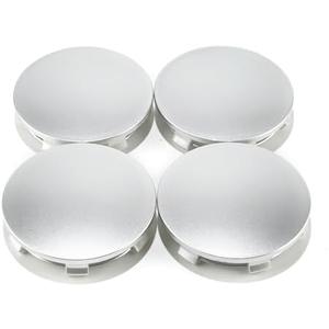 RTrhinoTuning 4 PCS 3.5" Wheel Center Caps Compatible with Tahoe Suburban Yukon Escalade Rim, OD:ID Silver Hub Caps