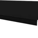 Solera Universal Fit Heavy-Duty Vinyl RV Patio Awning Replacement Fabric Solid Black 15' Awning (14'4" Fabric)