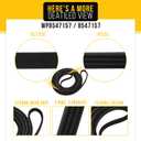 PartsBroz WP8547157 Dryer Belt 8547157 for Whirlpool WED7300XW0 WED8000BW0 WED8200YW0 WED8200YW2 WED8500BW0 WED8800YC0 WED7400XW0 WED7600XW0 WED7800XB0 WED7800XW0 WED8600YW0 WGD7600XW0 WGD7800XW0