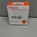 PINGXIN USB C to USB C Charger Cable 240W [2-Pack 6.6FT], Type C Fast Charging Cable for MacBook Pro, iPad Pro Air, iPhone 16/16 Plus/16 Pro Max, Galaxy S23+/S23 Ultra, Orange+White