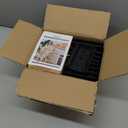 30 Pcs Deck Railing Bracket Connectors for 2"4 (Actually 1.5x3.5) Wood Post to Handrail Connection, Railing Connectors with 210 Pcs Galvanized Black Screws for Wooden Stair Fence Railings