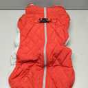 Lelepet Dog Coat Warm Dog Winter Coat Waterproof Dogs Jacket with Harness Built in Reflective Pet Fleece Vest Zip-Up Cold Weather Coats for Large Dogs Turtleneck & Windproof Coats Pitbull Red 2XL