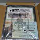 Ownpets Pet Screen Door,Inside Door 8x10x0.4 inch,Lockable Magnetic Flap Screen Automatic Lockable Black Door for Puppy Dog and Cat Door