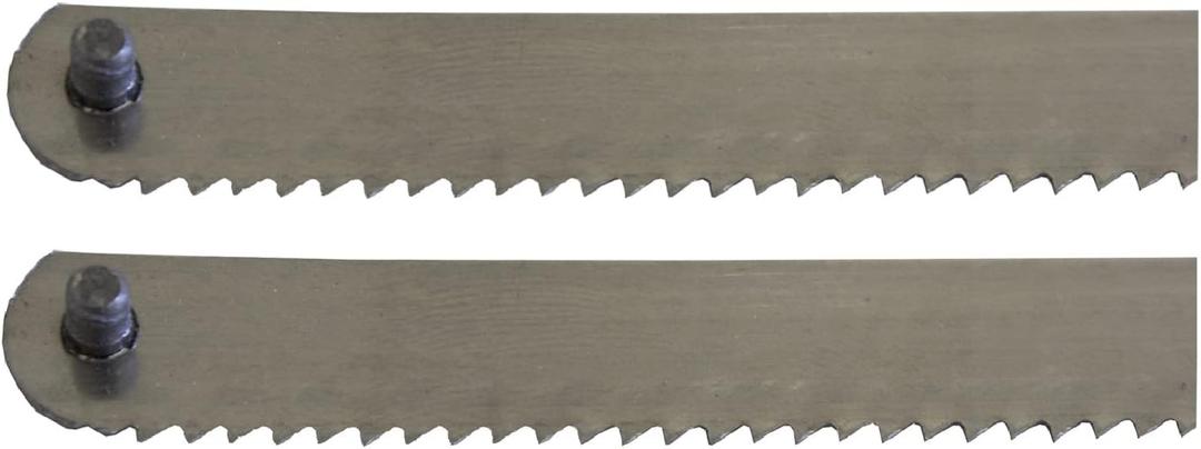 25" Butcher Handsaw Replacement Blades for Meat Cutting - Cozzini Cutlery Imports - Choose 2 Pack or 4 Pack (2 Pack)