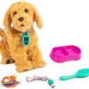 My Fuzzy Friends Moji Interactive Labradoodle - Plush Interactive Dog Toy for Boys and Girls, Loveable and Lifelike Companion Pet, Brown (One Size)