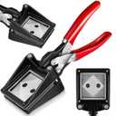 Yeaqee Handheld Passport Photo Cutter Photo ID Die Cutter Punch Picture Paper Punches for Home Office Family(2 x 2 Inch)