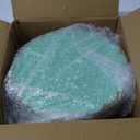 BLUE PANDA 50 Pack Sage Green Plastic Plates with Gold Trim, 9-Inch Scalloped Edges Plastic Plates, Durable Pastel Dessert Party Plates for Birthday, Baby Shower, Wedding