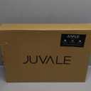 Juvale Bamboo Silverware Organizer for Drawer, Kitchen, 6 Slot Utensil Tray (Black, 17 x 11.75 x 1.75 In)