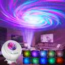 Laliled Galaxy Projector 2.0 with Bluetooth Speaker, 24 Nebula Effects, Adjustable Brightness, Remote Control & Timer, Ideal Starry Night Lights for Bedroom, Home Theater and Room Decoration (White)