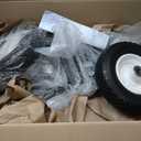 Trailer Dolly, 600LBS Capacity, 1-7/8 Hitch Ball with 12 Solid Tires, Trailer Mover Dolly for Moving, Black Powder Coated Steel