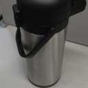 Coffee Carafe for Keeping Hot - 102oz/3L Airpot Coffee Dispenser with Pump - Insulated Stainless Steel Hot Beverage Dispenser for Parties - Thermal Carafe for Hot Drinks Water Tea Chocolate