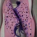 DREAM PAIRS Boys Girls Indoor Sneakers Lace Up Sport Athletic Casual IC Youth Futsal Football Soccer Shoes for Little/Big Kid (Pink/Purple) 33.5