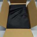 HolidayIdeas 2 Pack Fitted Tableclothes - 48 x 24 Inch - Black Rectangle Tablecloths for 4 Foot Tables, Fabric Table Cover Protector for Parties, Craft Show, Trade Show
