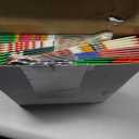 easykart labels 24 Christmas Treat Boxes, Xmas Cardboard Present Candy Cookie Boxes with Handles, Holiday Party Favor Supplies,6 Colourful Designs