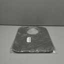 LONGFITE Sink Protector Mats 2 Pcs Silicone Kitchen Sink Mat Draining Heat Proof Mat with Rear Center Drain (Rear Drain)