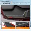 powoq Car Door Anti Kick Mat Compatible with 2024-2026 Toyota Tacoma Interior Anti Collision Mat Double Cab TPE Car Door Scuff Protectors Replacement for 2024-2026 Tacoma Accessories
