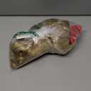 Wiggy Mermaid Blonde Braided Wig with Red-bow Earrings for Women Christmas Cindy Wig with Accessories for Halloween Christmas Costume Party