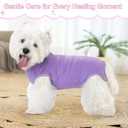 Coppthinktu Dog Surgery Recovery Suit for Dogs After Surgery Female, Dog Onesie Suitical Neuter Puppy Spay Shirts, Post-Op Bodysuit Pajamas Anti Licking Abdominal Wounds Cone Alternative, Small