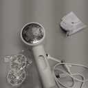 Fabric Shaver, Lint Remover Rechargeable, Electric Portable Sweater Defuzzer with 3 Speeds, 6 Leaf Blades, Digital LED Display to Remove Pilling for Clothes, Furniture, Sweater, Couch, Blanket (White)