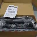 AKTOP Room Divider, No Drilling Curtain Tension Rods Wall Divider for Room Separation, 410ft(H) 30147"(W) Adjustable, Heavy Duty Floor to Ceiling Space Separator Privacy Dividers for Rooms, Black