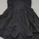SweatyRocks Women's Bow Tie Back Ruffle Sleeveless Wide Leg Rompers Summer Vacation Short Jumpsuit, Black, L