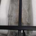 PARTPHONER Modern Outdoor Light Fixtures Dusk to Dawn Outdoor Lighting 2 Pack, 15" Exterior Wall Sconce Waterproof Porch Light, Outside Lamp for House with Water Glass for Garage Doorway (Black)